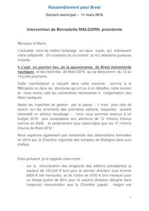 Brest événements nautiques : Répondez aux questions !