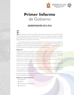 PRIMER INFORME DE HUEJUQUILLA