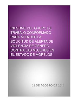 Alerta de Violencia de Género Morelos