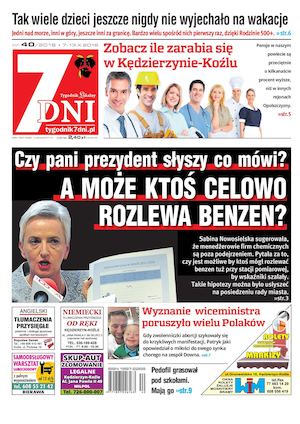 Tygodnik 7DNI nr 40/2016 7-13.10.2016