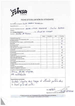 VP 2014 Appréciation