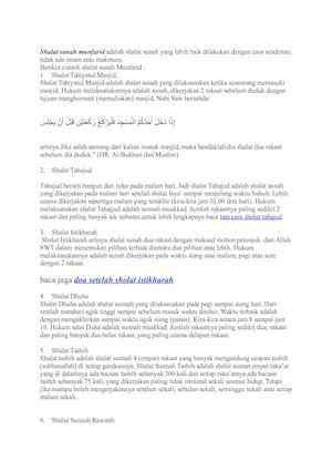 Calameo Shalat Sunah Munfarid