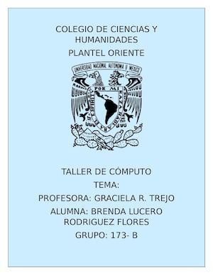 Colegio De Ciencias Y Humanidades Taller de Computo