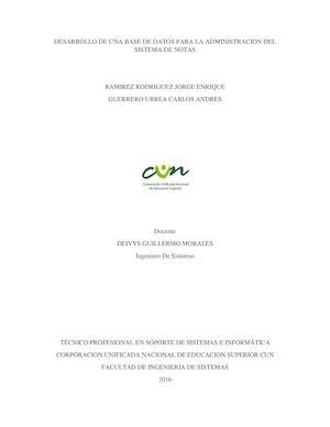 Proyectos Notas Bases De Datos Avanzadas V 1 3