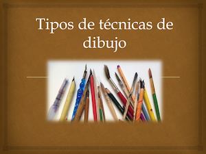 Tipos De Técnicas De Dibujo