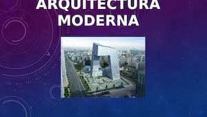 Arquitectura Moderna