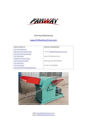 Fish Feed Hammer Mill FY-360 Pellet Mill