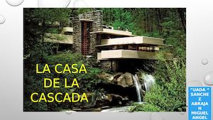diseño de la casa de la cascada