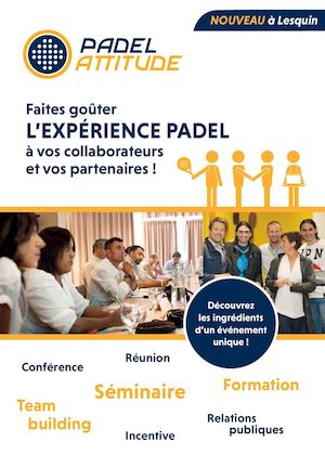 Votre éVénement à Padel Attitude Lille Lesquin