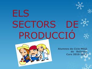 Els Sectors De Producció