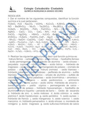 NOMENCLATURA COMPLETA