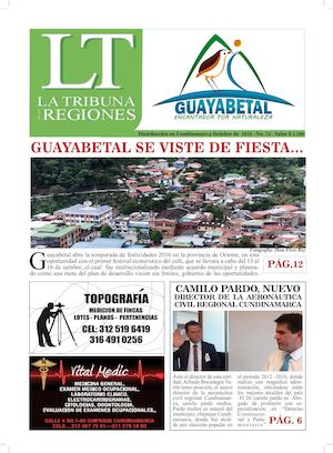 LA TRIBUNA DE LAS REGIONES OCTUBRE DE 2016