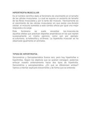 Hipertrofia muscular