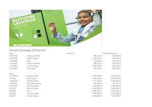 Lappset 2016 őszi akciók