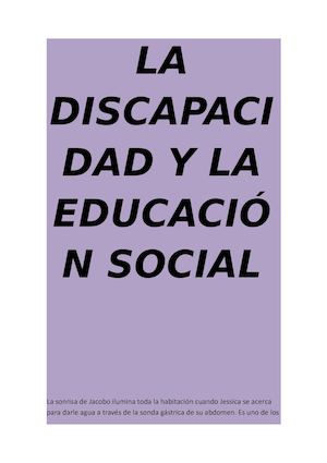 La Discapacidad Y La Educación Social