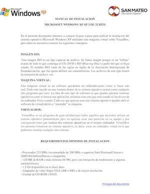 Manual De Instalacion Xp