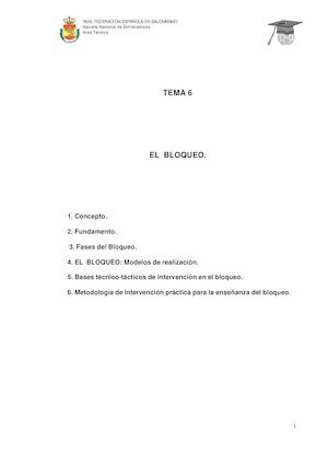 El bloqueo en voleibol