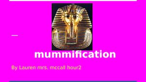 Mummifican