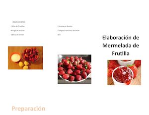 Triptico de mermelada