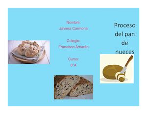 Proceso Productivo Del Pan De Nueces