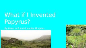 What if I invented Papyrus