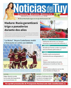 Noticias Del Tuy Edición Impresa 13 De Octubre