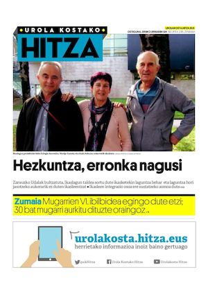Urola Kostako Hitza 20161013