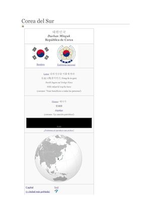 Corea Del Sur