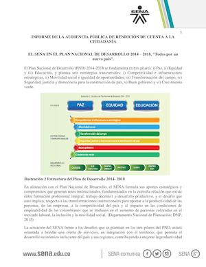 Informe Rendición De Cuentas 2015