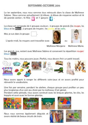 Mois De Septembre Octobre 2016 Doc