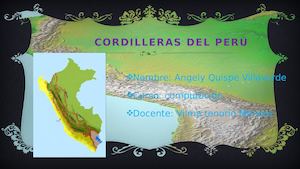 Cordilleras Del Perú