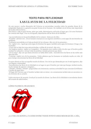 Trabajo cooperativo, las feliciadad