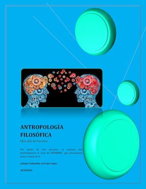 Antropología Filosofica