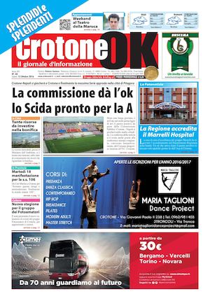 Giornale CrotoneOk N° 38 / 2016