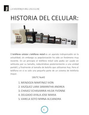 Historia Del Celular