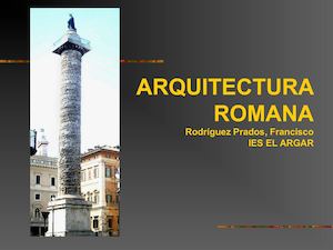 8 Arquitectura Romana