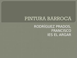 31 Pintura Barroca