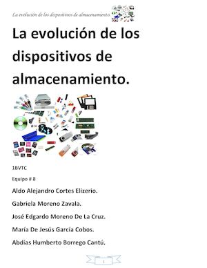 La Evolución De Los Dispositivos De Almacenamiento