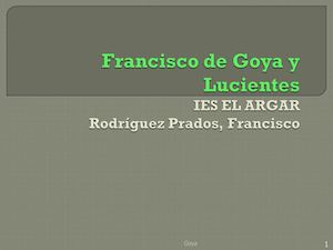 36 Francisco De Goya