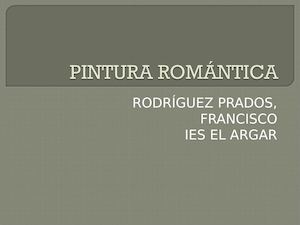 37 Pintura Romántica