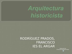 38 Arquitectura Historicista