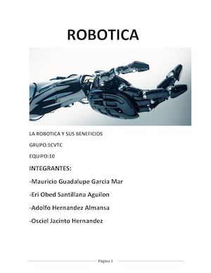 Robotica Proyecto PDF