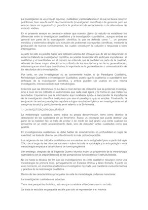 La Investigación Cualitativa Y Cuantitativa Resumen