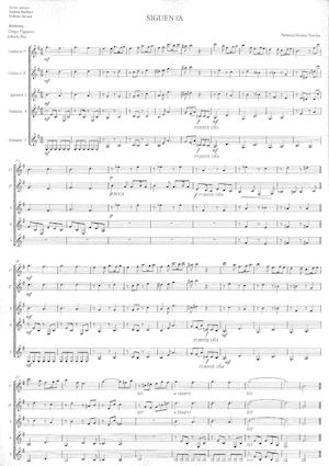 Moreno Torroba - Siguenza. Arreglo para Orquesta de guitarras. Alberto Ruiz
