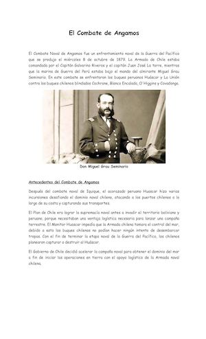 El Combate De Angamos