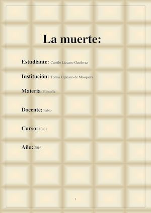 Trabajo Final Muerte