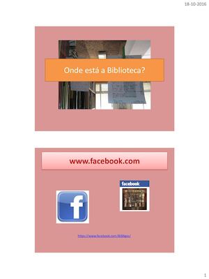 Onde está a biblioteca?