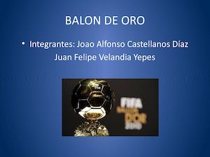 La historia del balón de oro