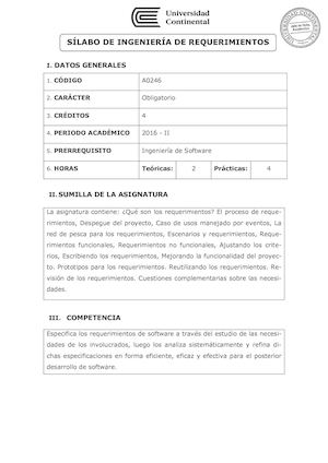 Silabo A0246 Ingeniería De Requerimientos