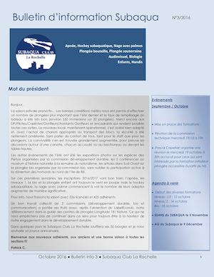 Bulletin Info Octobre 2016